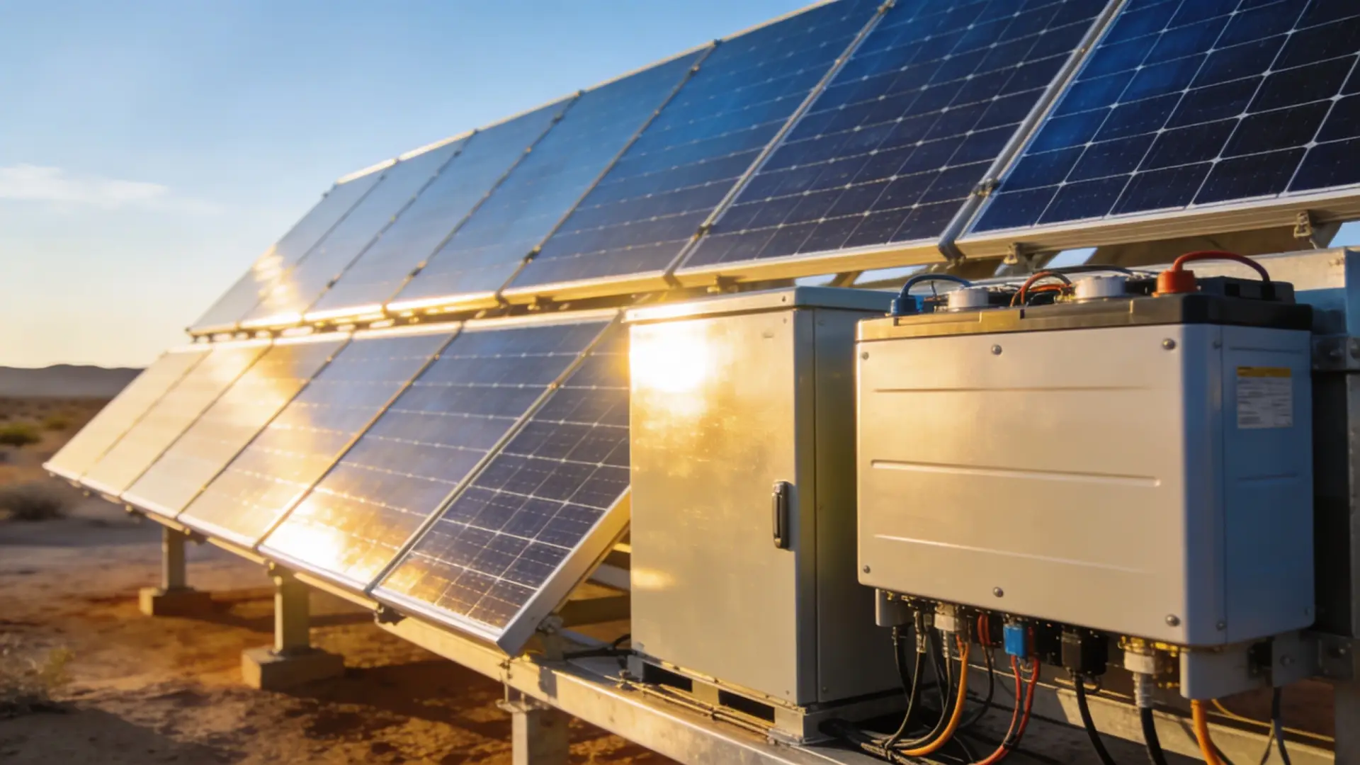 solar panels and battery storage - Energy Independence and Its Challenges