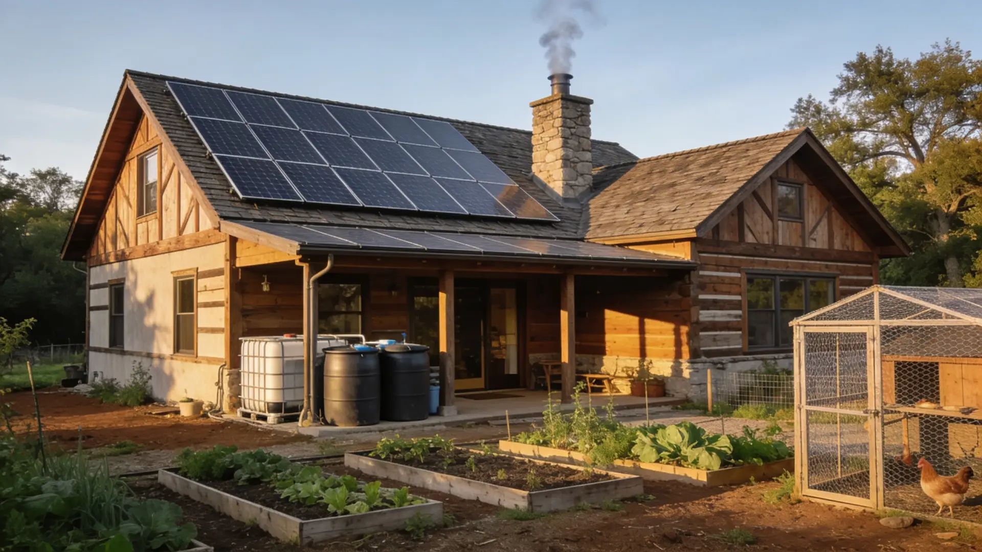 off-grid homestead exterior - The Johnson Homestead: Premium Off-Grid Setup ($280,000)