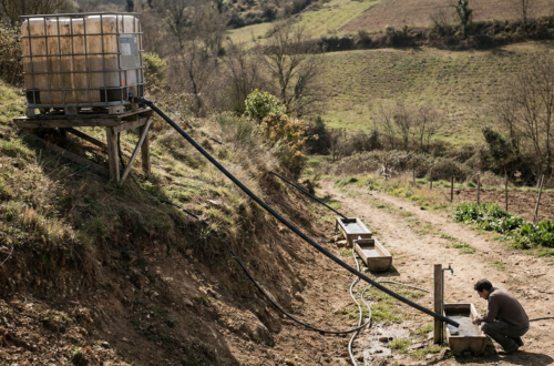 Gravity-Fed Water System