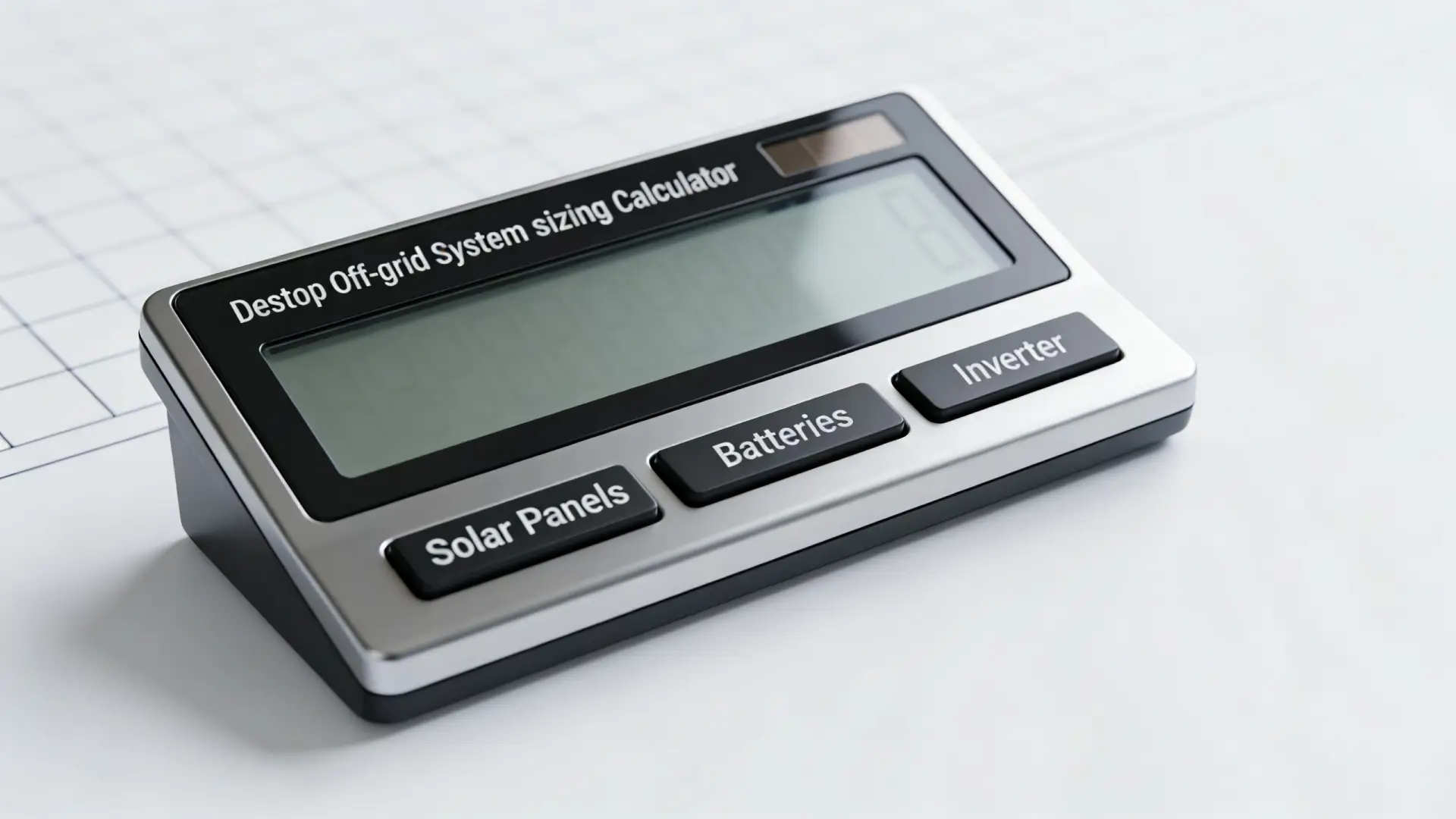 off-grid system sizing calculator - Sizing Your System Correctly
