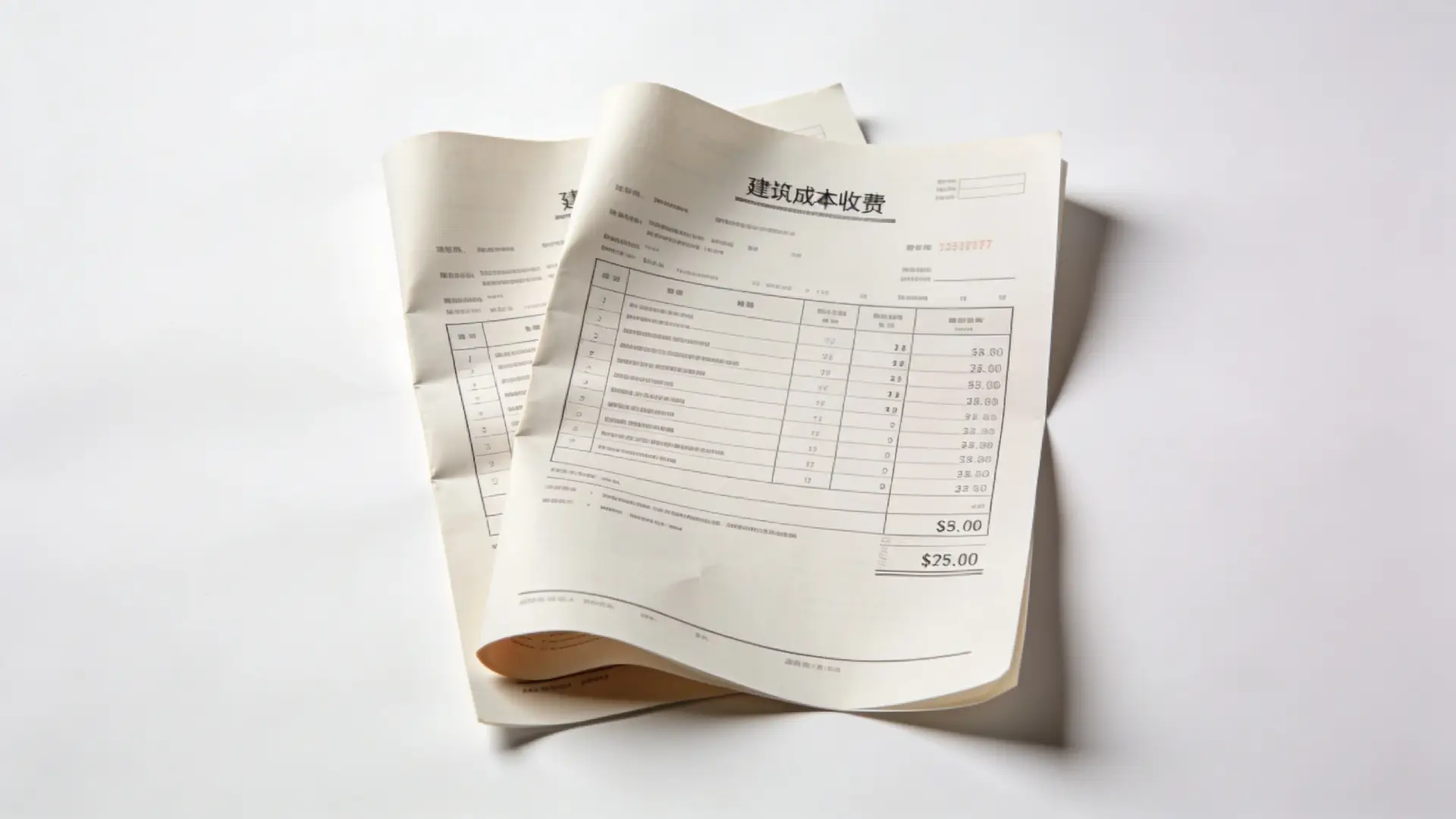 construction cost receipts - Hidden Costs and Budget Overruns