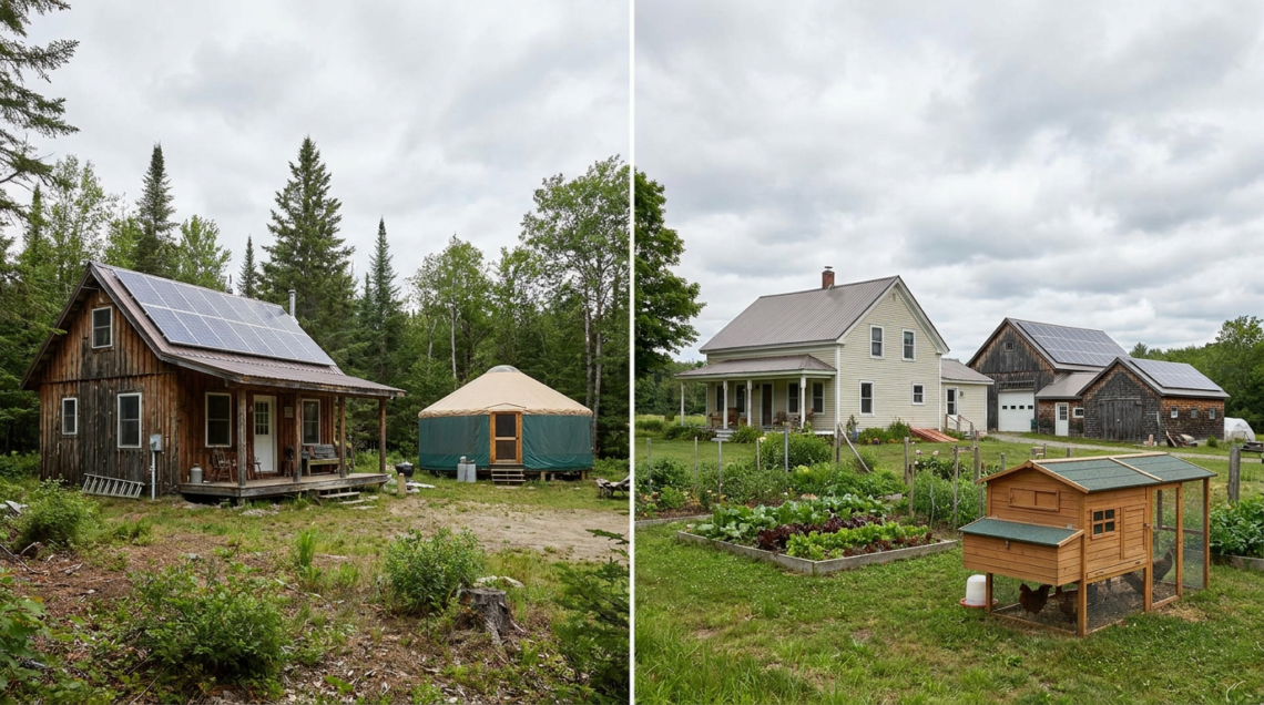 Off-Grid Living vs Homesteading