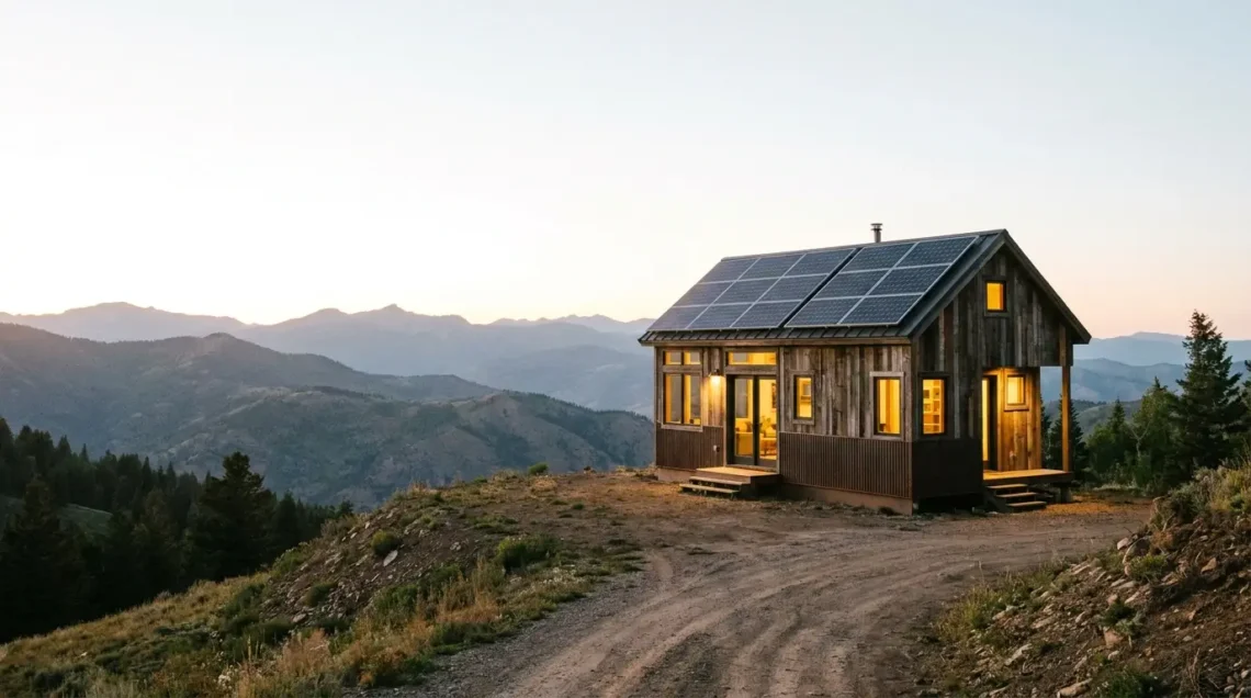 Tiny House Off - featured visual guide for Tiny House Off-Grid Setup Guide (Power, Water & Waste)