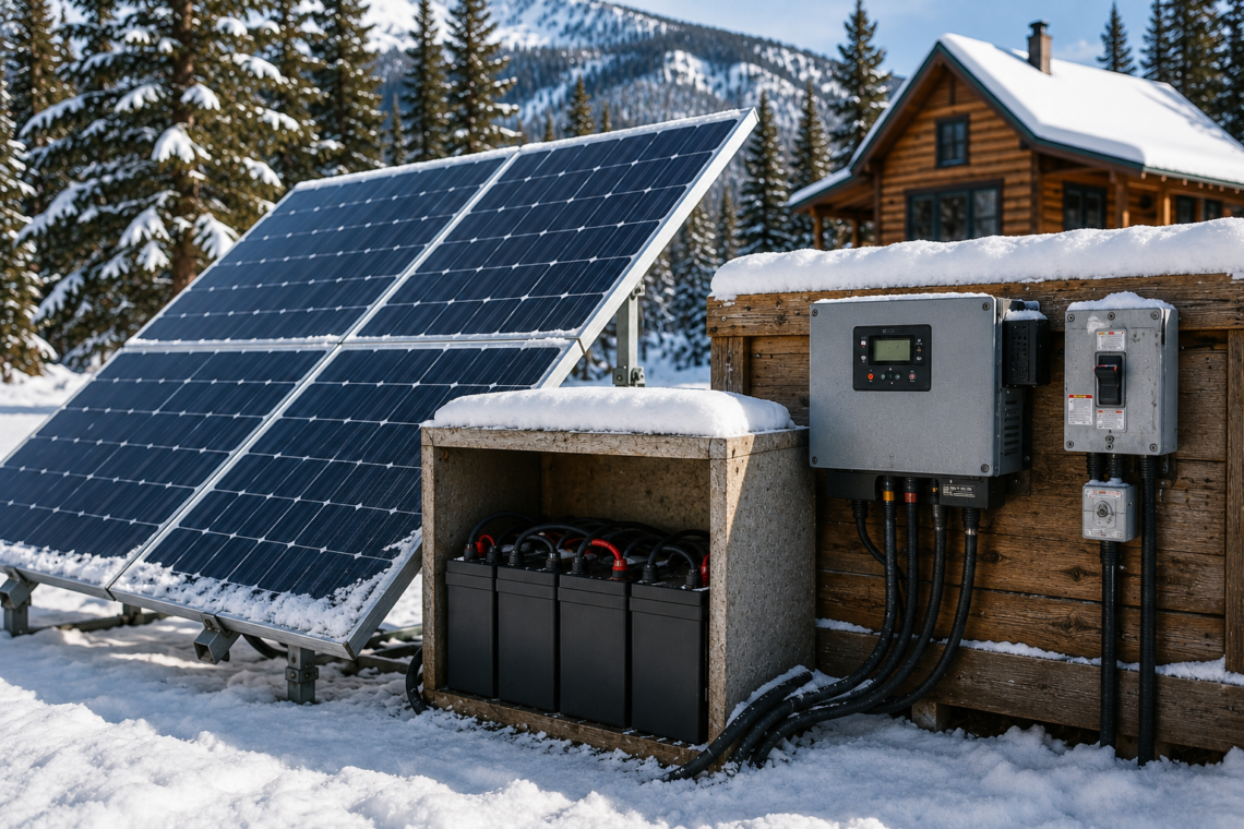Winterize an Off-Grid Solar System