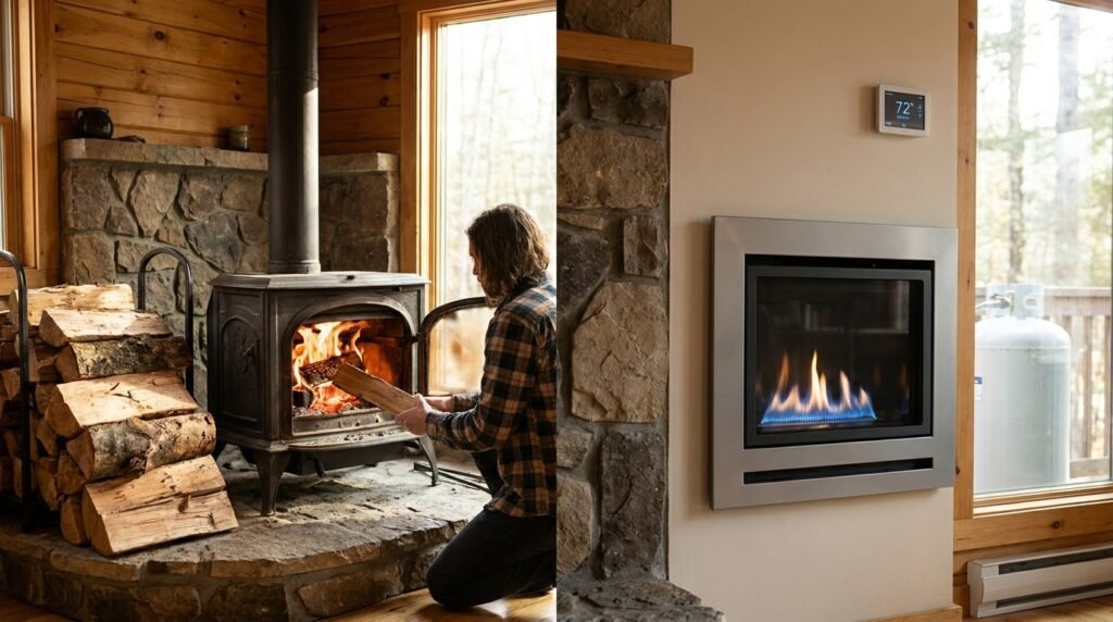 Propane Heating vs Wood Heat